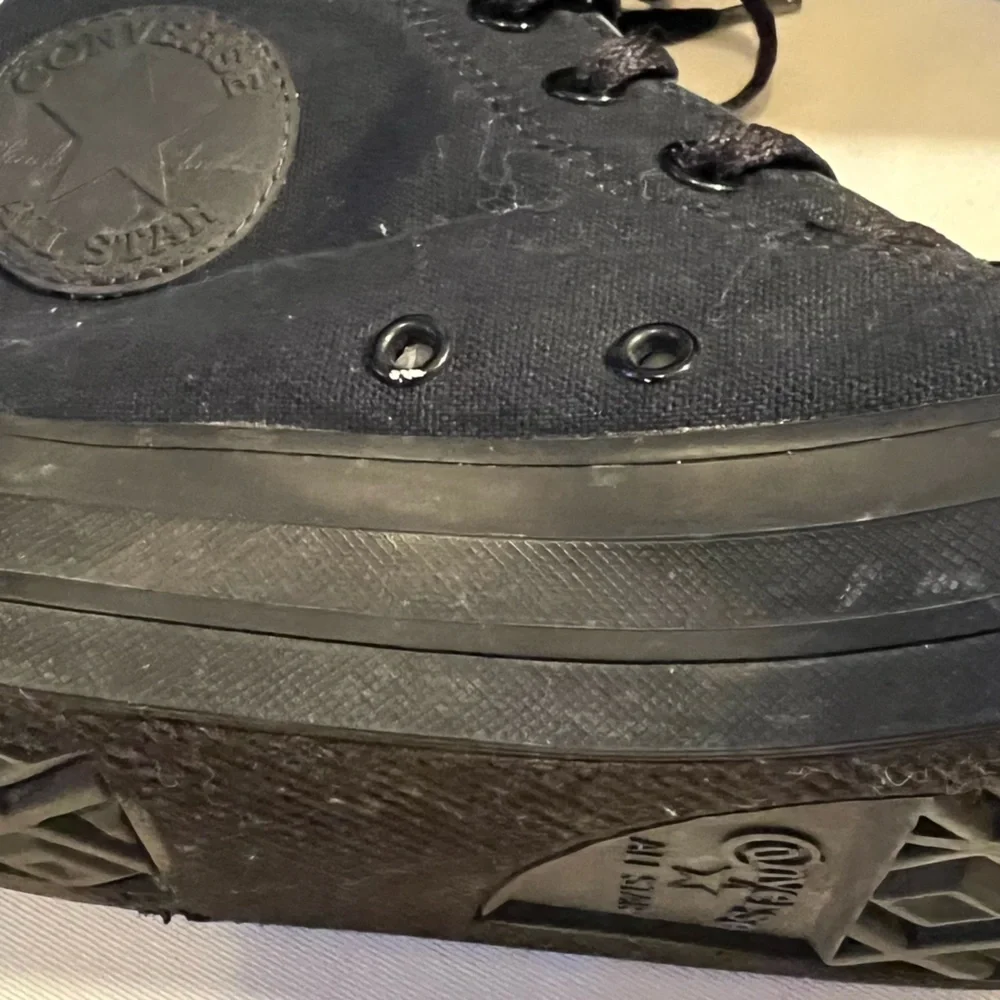 Black Converse High Top Sneakers - Picture 8 of 14